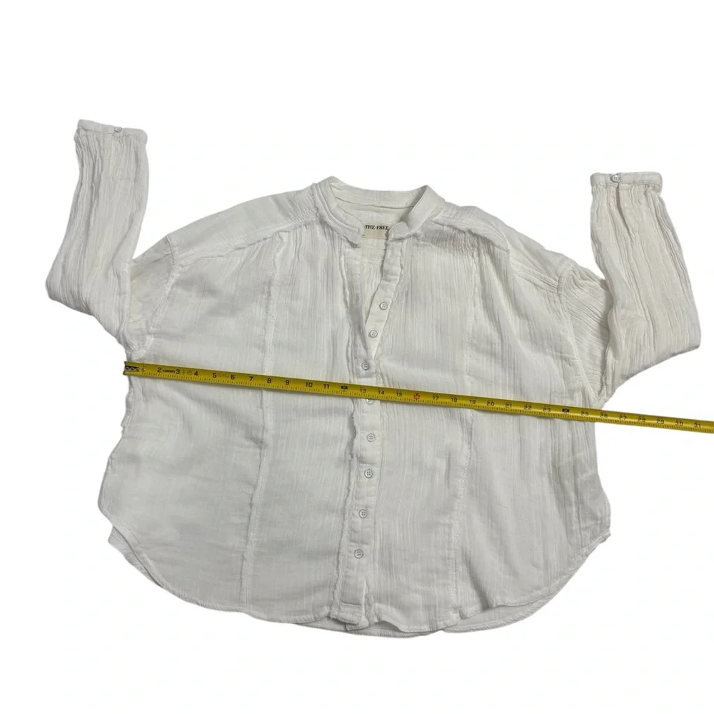 Free People Valley Double Cloth‎ Shirt, Size SMALL